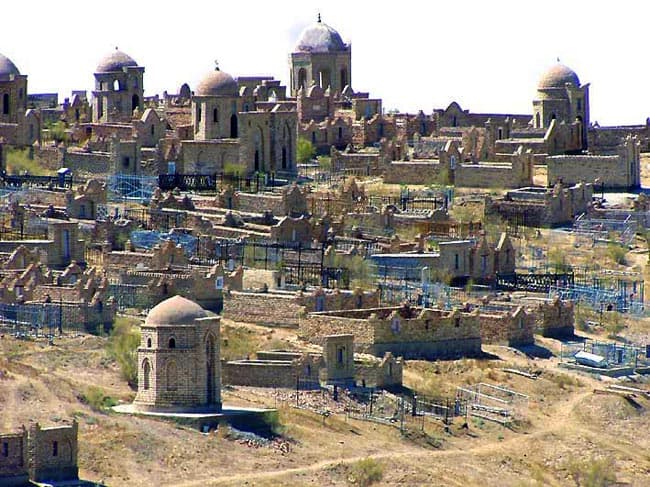 Mizdahkan archaeological complex near Khodjeyli